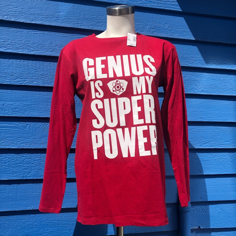3/$15 NWT Children Place SUPER POWER Red Long Sleeve Top